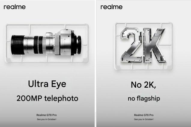 Realme GT 8 Pro is getting a 200MP telephoto camera and 2K display